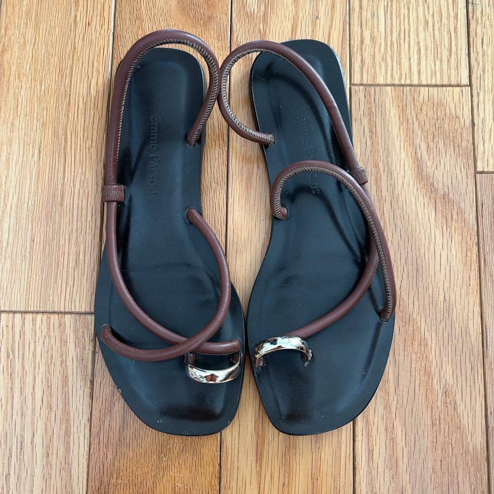 Emme Parsons Laurie metal toe sandal size 39